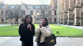 University of Glasgow | My First Visit & Campus Vlog/ Scotland🏴󠁧󠁢󠁳󠁣󠁴󠁿