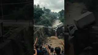 Shocking Bridge Collapse 2025 | Disaster Simulation Caught on Camera