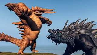 Morkage vs Raigar Epic Battle | Kaiju Universe