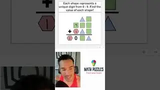 Find the value of each shape! #maths #puzzles #mathpuzzle #brainteasers