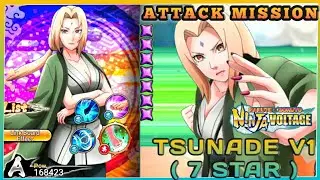 Tsunade V1 (7 Star) on Attack Mission | Naruto X Boruto Ninja Voltage