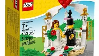 LEGO 40197 Speed Build Свадебный набор (2018 г.)