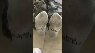 My socks after my work