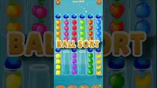 color ball sort wooden puzzle-level 1459 #relaxing #satisfying #gaming