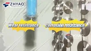 Automatic Liquid Painting Line for Saw Blades -Precision Edge Protection! #liquidpaintingline #zhyao