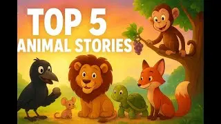 Top 5 Animal Stories for Kids | Moral Stories in English | Bedtime Stories | Happy Rhymes TV