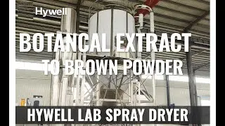 Turning Botanical Extract Liquid into Powder | Spray Dryer Experiment for Herb Liquid