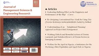 Journal of Management Science & Engineering Research | Vol.4, Iss.1 March 2021