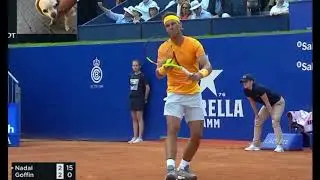 Nadal vs Goffin Barcelona Semifinal 2018 Highlights