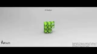 Folding of a D minimal surface, TU Delft, Prof. Amir A. Zadpoor's group