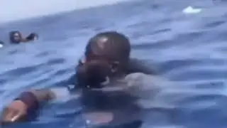 Stranded in the Mediterranean Sea After Their Boat Capsized