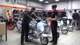 Электрический скутер Ecooter 2020  Тест драйв в Автополе Мото