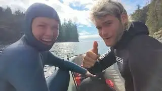 Freediving, clam digging and mushroom picking
