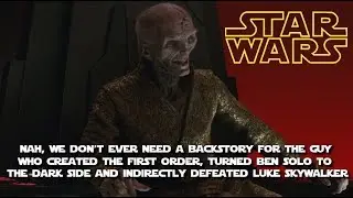 Guess how much was revealed about Snoke in his new comic book?
