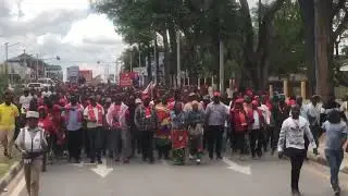 UPND Holds Solidarity March in Chingola After Attack on President Hichilema