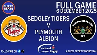 LIVE RUGBY! Sedgley Tigers v Plymouth Albion