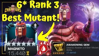 Новый 6* Магнето 3-го ранга! Лучший мутант! Безумный геймплей! Самоцвет пробуждения! — Marvel: Би...