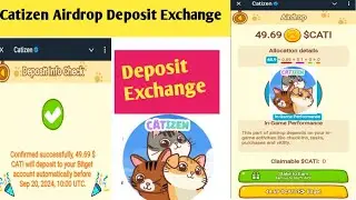 Catizen Airdrop Deposit Exchange! How to withdraw Catizen Bank Account! #Catizen #Airdrop #telegram