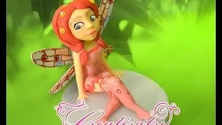 Tutorial mia and me cake topper torta pasta di zucchero fondant figure sculpting face modeling