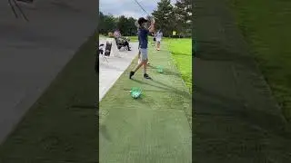 Face On driver shot on Lone Tree GC range #shorts #golf #golfswing #drivingrange