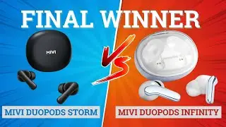 Mivi DuoPods Storm vs Mivi DuoPods Infinity 🔥 Best for Music, Gaming & Battery ⚡️