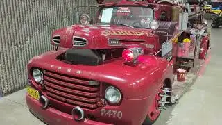 Super nice 50 Ford fire truck 