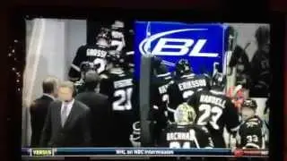 Peter Laviolette Shoves Steve Ott in Tunnel