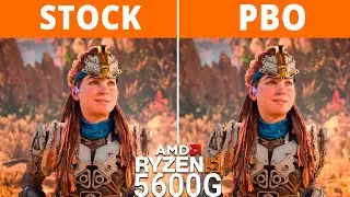 Ryzen 5 5600G Gaming: Stock vs PBO Performance Compared (Ft. RX 6600)