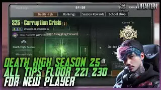 Death High Season 25 Floor 221-230 - Lifeafter DH Tips Boss Floor
