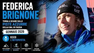 FEDERICA BRIGNONE IN ALLENAMENTO | INTERVISTA IN VAL FASSA