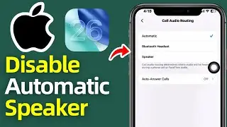 How To Turn Off Automatic Speaker On iPhone During Calls | Turn off Auto Speaker mode
