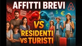 AFFITTI BREVI IN ITALIA: BATTAGLIA TRA RESIDENTI E TURISTI #AffittiBrevi #Airbnb #MercatoImmobiliare