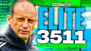 ЭЛИТА АЛЛЕГРИ 3-5-1-1 (0,39 пропущено) Тактика FM23! | Тактика Football Manager 2023