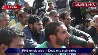 PHE employees in Doda end their strike
