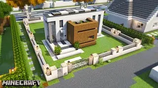 Minecraft Tutorial: How To Build A Modern Smart House [Easy]