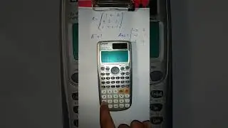 Find inverse of matrix using Calculator