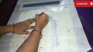 Aari blouse tracing method ( ಆರಿ ವರ್ಕ್ ಟ್ರೇಸ್ ಮಾಡುವ ವಿಧಾನ )
