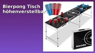 BEWERTUNG (2025): Bierpong Tisch h&ouml;henverstellbar. WESENTLICHE Einzelheiten