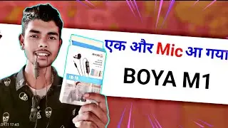 Boya M1 Mic First Time Unboxing And Audio Test | Tech Aakash Help