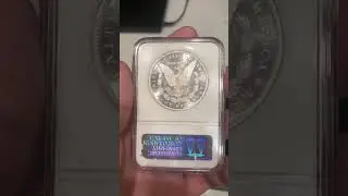 Proof-Like Carson City Morgan Dollar BACK from CAC! #shorts