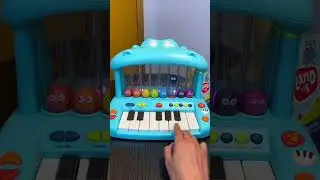 Btoys Bile hippopotamus piano early teaching baby music duct bouncing toys infant light jumping toys