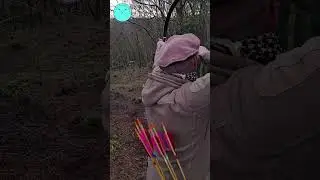 long distance Oryx #fieldarchery #asiaticarchery #thumbdrawarchery #horsebow #traditionalarchery