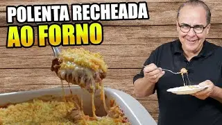 Polenta Recheada ao Forno do Chef Taico