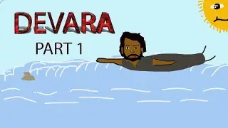 DEVARA part 1 cartoon animation video|| devara funny cartoon animation video | funny_man_22 version|