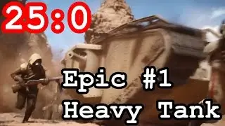 Мегаэпичный раунд за тяжелым танком в бете Батлфилд 1   Battlefield 1 open beta