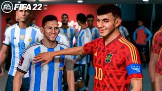 FIFA 22 | Argentina Vs Spain | FIFA World Cup Qatar 2022 | 4K Gameplay