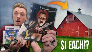 He Said ALL GAMECUBE GAMES are $1 EACH! | Barn Video Game Hunting