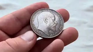 Редкие монеты мира Великобритания 1902 Крона Редкость. Rare World Coins Great Britain 1902 Crown