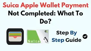 Suica Apple Wallet Payment Not Completed: What To Do?