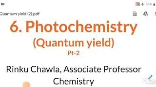 Reason of high and low quantum yield ll Rinku Chawla